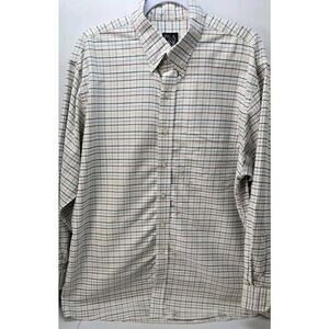 Jos. A. Bank Mens‎ L Button Up Shirt  Long Sleeve Traveler Collection